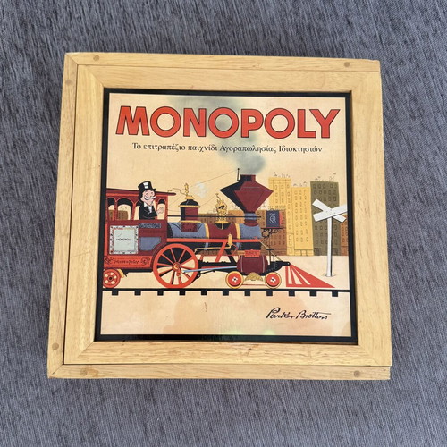Monopoly Nostalgia board game with missing money