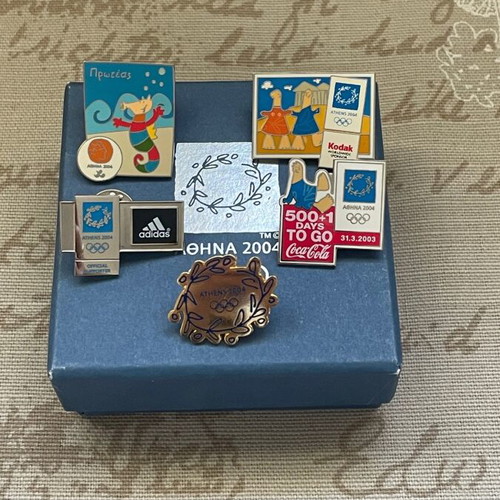 Five Olympic Games pins Athens 2004 like new