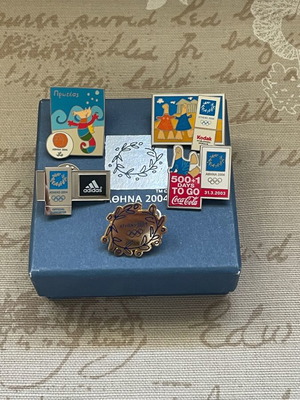 Five Olympic Games pins Athens 2004 like new