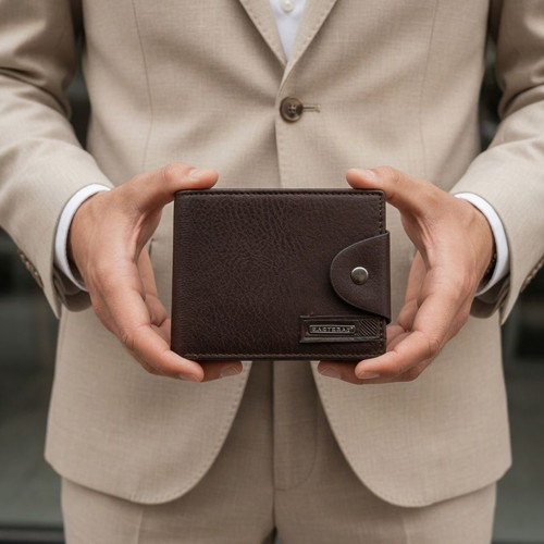 Men's wallet BAG TO BAG brown new Secure Classic leather