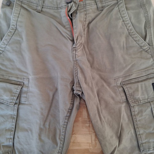 Funky Buddha men's khaki cargo shorts size S