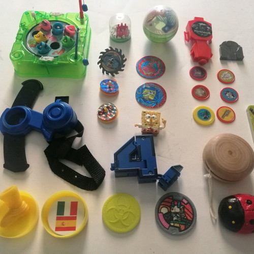 Collection of games! Toy cars, tops, Rubik's cubes, Moonball, etc.