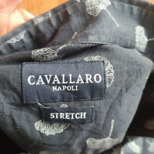Cavallaro Napoli women's blue printed shirt like new