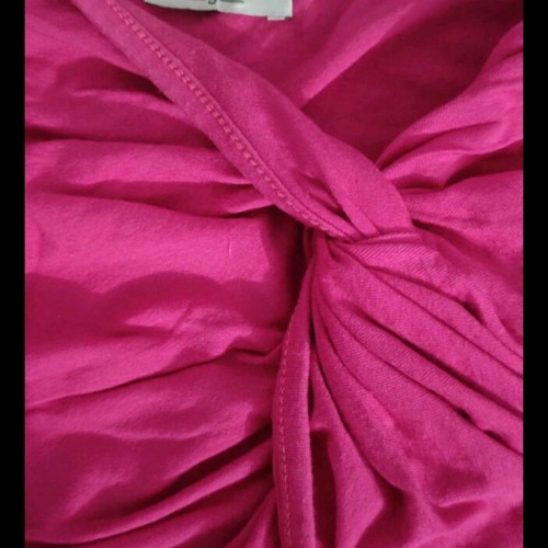Apparel Small Pink Top with Adjustable Straps and Shirring Effect Like New