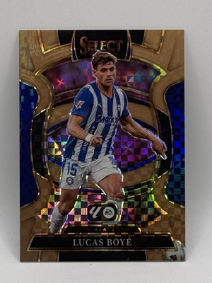 2025-26 Panini Select La Liga Lucas Boye Terrace Bronze Checker Card like new
