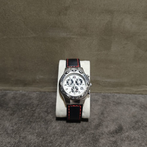 Time Force Chronograph men's watch like new, white and black dial