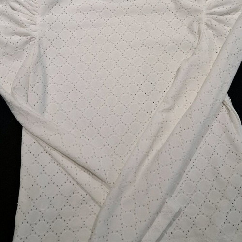 Shein embroidered blouse 10 years old lightly used, white