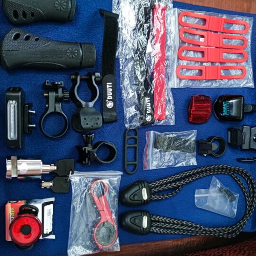 24 BICYCLE ITEMS
