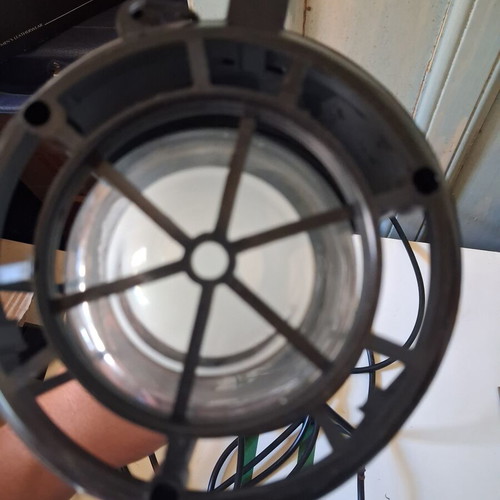 Kompernass portable work lamp with glass protector like new