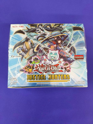 Yu-Gi-Oh! Justice Hunters booster display