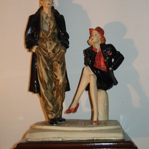 Figurines couple used, 28cm, 1500g