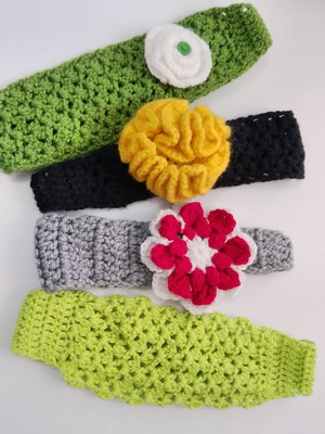 Knitted hairbands winter, new
