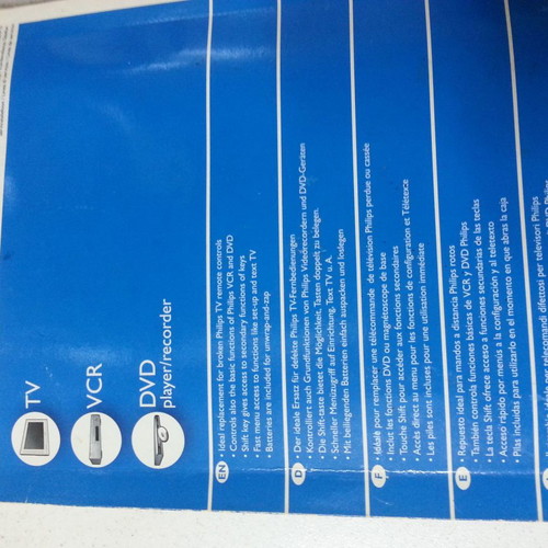 Philips 3-in-1 remote control new