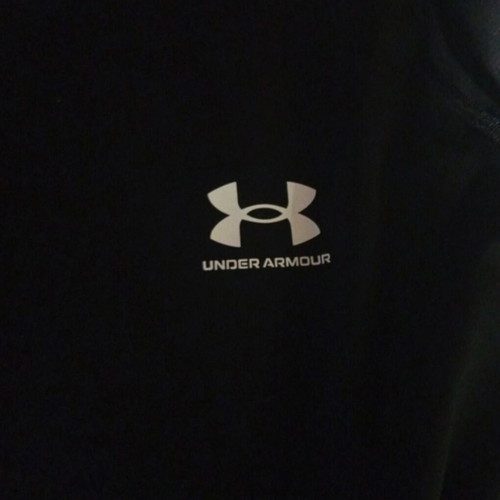 Under Armour Gym Long Compression Shirt like new, black and white, size L
