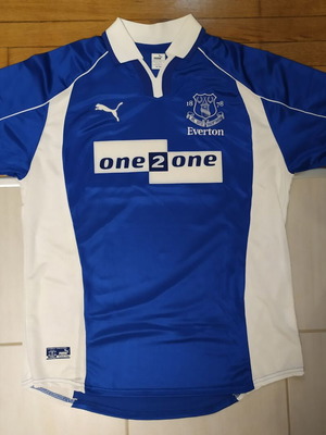 Puma Everton Football Shirt 2000-02 Large Size like new