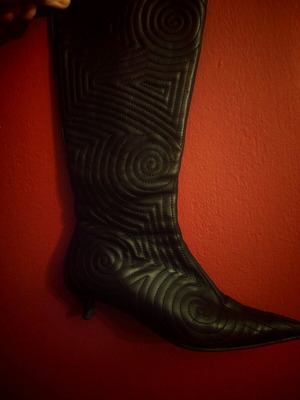 Hispanitas Boots Like New, Black, Genuine Leather, Size 38