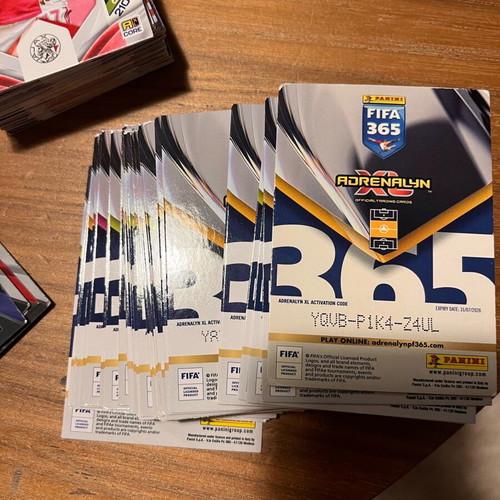 Adrenalyn Panini XL 2026 single cards pack of 55 like new