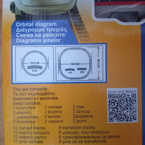 Railways Express electric train new, scale 1:87, sound and light