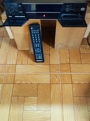 Satellite Edision decoder and 110cm satellite dish used