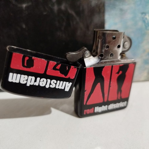 Amsterdam Red Light District lighter used, needs refilling
