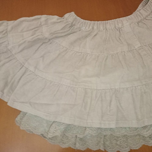 Mothercare Corduroy Skirt for 2-3 Years Like New, Brown