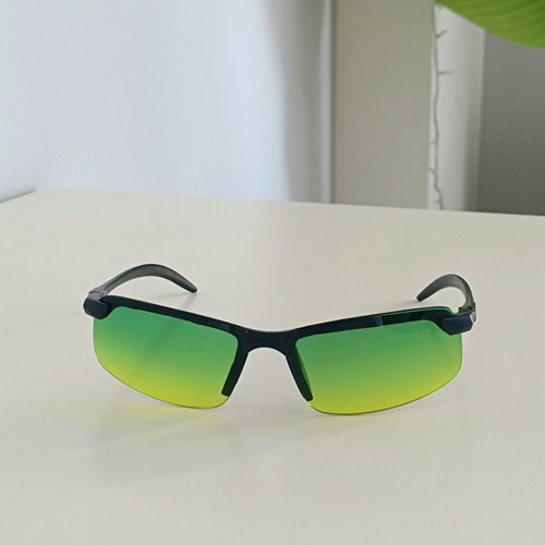 Anti-glare Polarized Night Driving Glasses with Sport Frame and Yellow-Green Lenses new