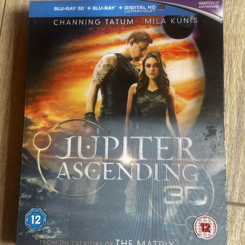 Jupiter Ascending 3D Blu-Ray like new with English subtitles