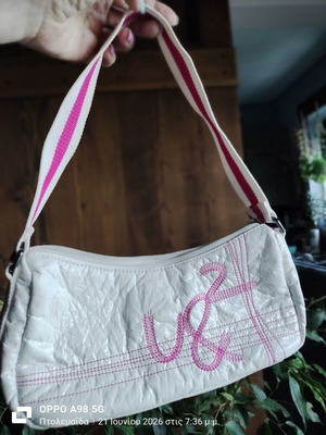 Bag white pink like new