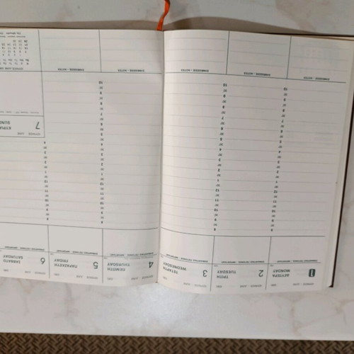 Vintage 1981 diary used, commemorative advertising