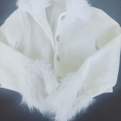 Girls' short coat-jacket new, sizes 146-158 cm