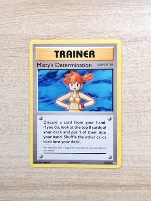 Pokémon Misty's Determination Evolutions Card 2016 Near Mint