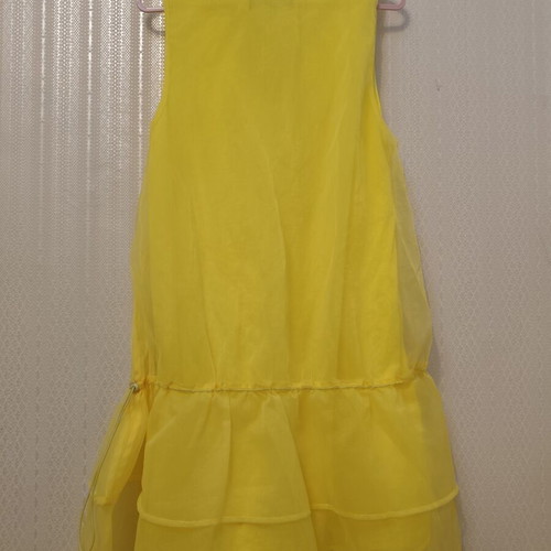Résumé yellow dress size S with lining