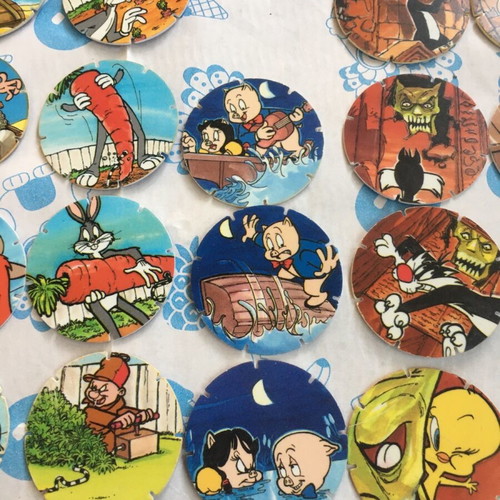 Tasty Tops used tags, 34 pieces, 1995, Loony Tunes