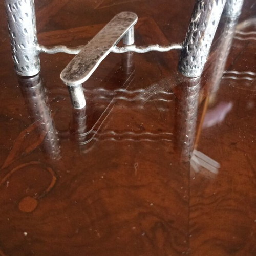 Vintage toothpick holders like new, French style silver alloy
