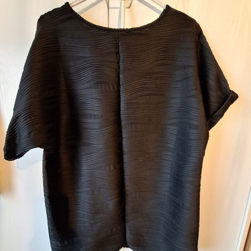 Black Shein Curve blouse like new, short sleeve, XL