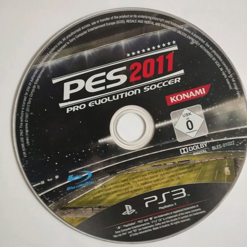 Pes 2011 for PS3 used, disk only