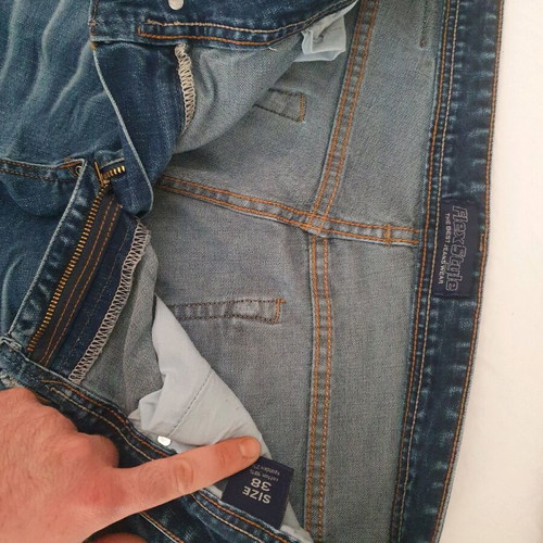 Blue men's jeans used, size 38, Flex style
