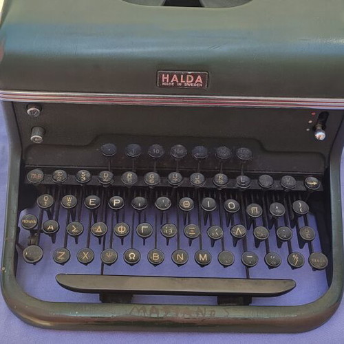 Halda Typewriter 1952 used, functional