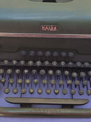 Halda Typewriter 1952 used, functional