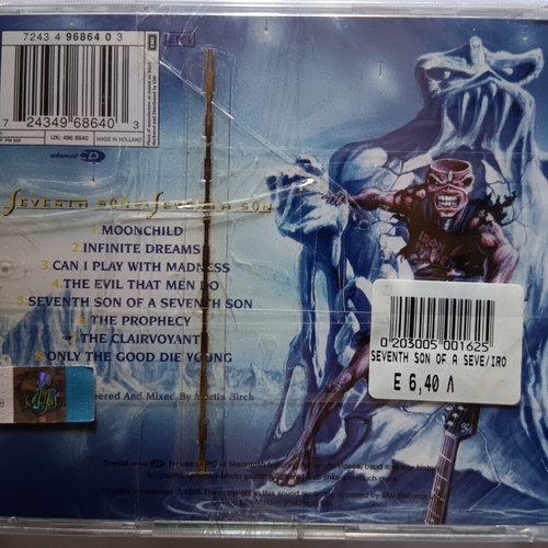 Iron Maiden Seventh Son of a Seventh Son Enhanced CD new, metal