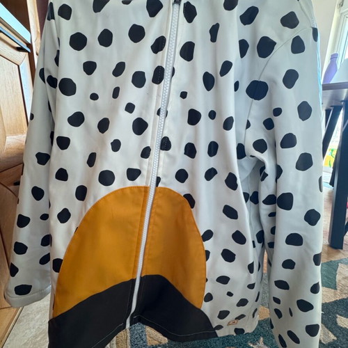 Girls' waterproof jacket 8 years Tuc Tuc like new with hood