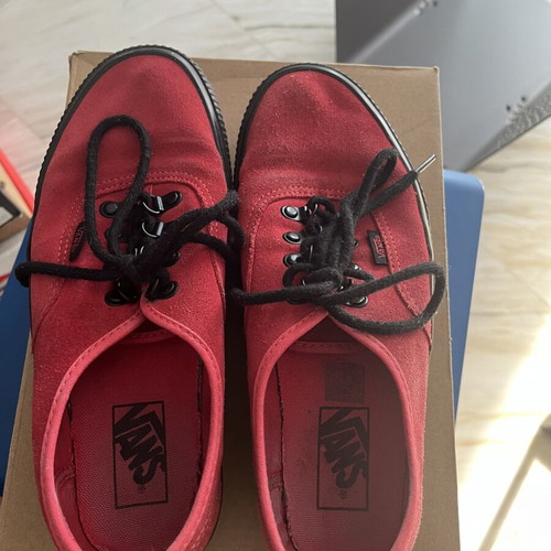 Vans sneakers used, size 39, red