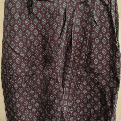 Episode midi skirt 100% silk size M purple asymmetric