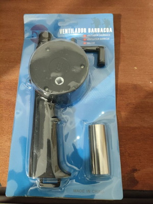 Manual fan new for barbecue and grill