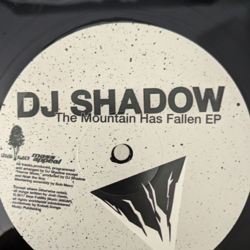 DJ Shadow The Mountain Has Fallen EP vinyl like new, electronic