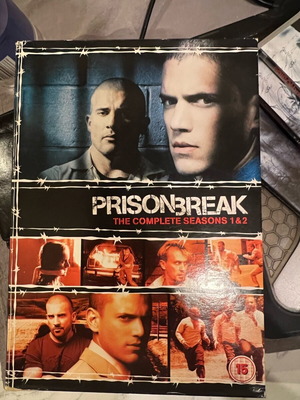 Prison Break boxset seasons 1 and 2, 12 DVDs, like new without Greek subtitles