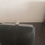Τσαντάκι βραδινό clutch σαν καινούργιο, μαύρο