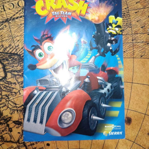Crash Tag Team Racing PS2 manual used