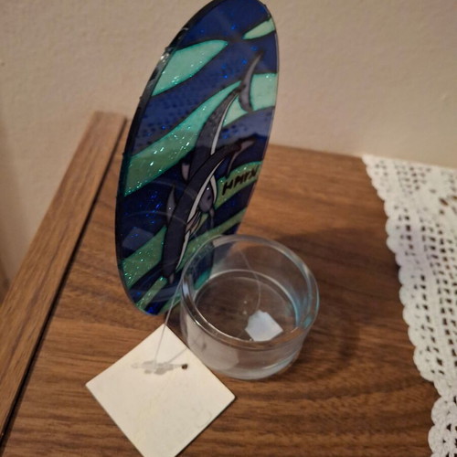 Vitro candle holder new unused in beautiful colors