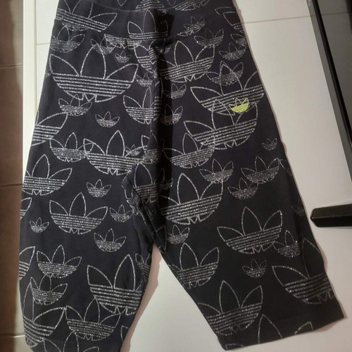 Adidas black cycling shorts no xsmall like new with Converse medium sweatshirt gift